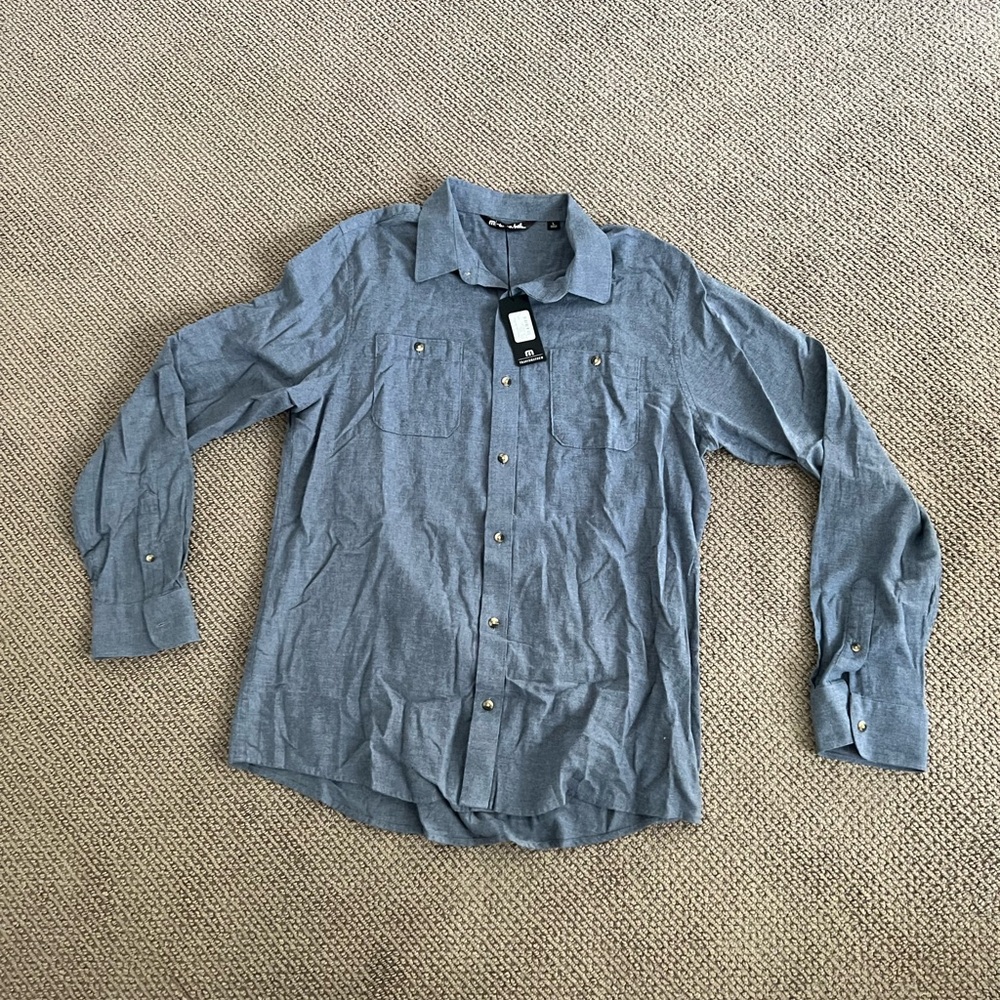 Travis Mathew Hefe Casual Button Down Shirt
